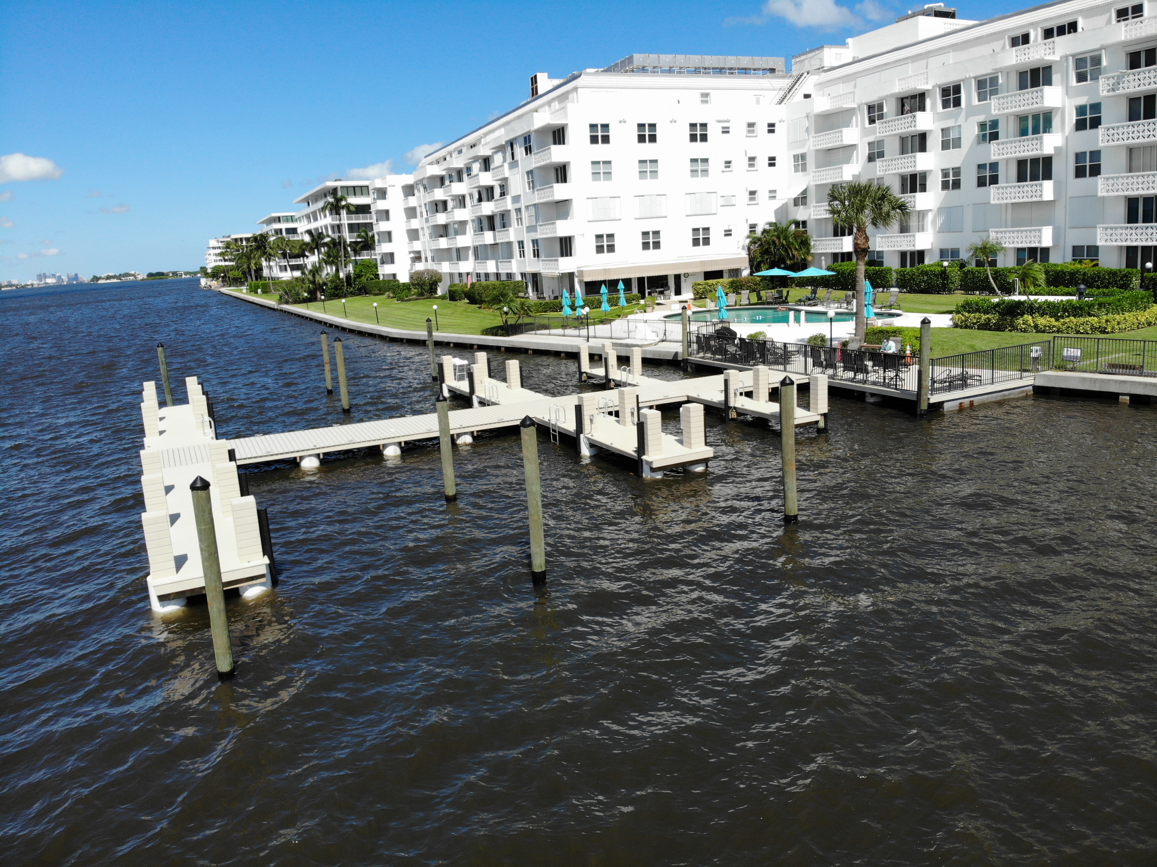 Coast Seawall Dock and Boatlifts | Projects created by dji camera