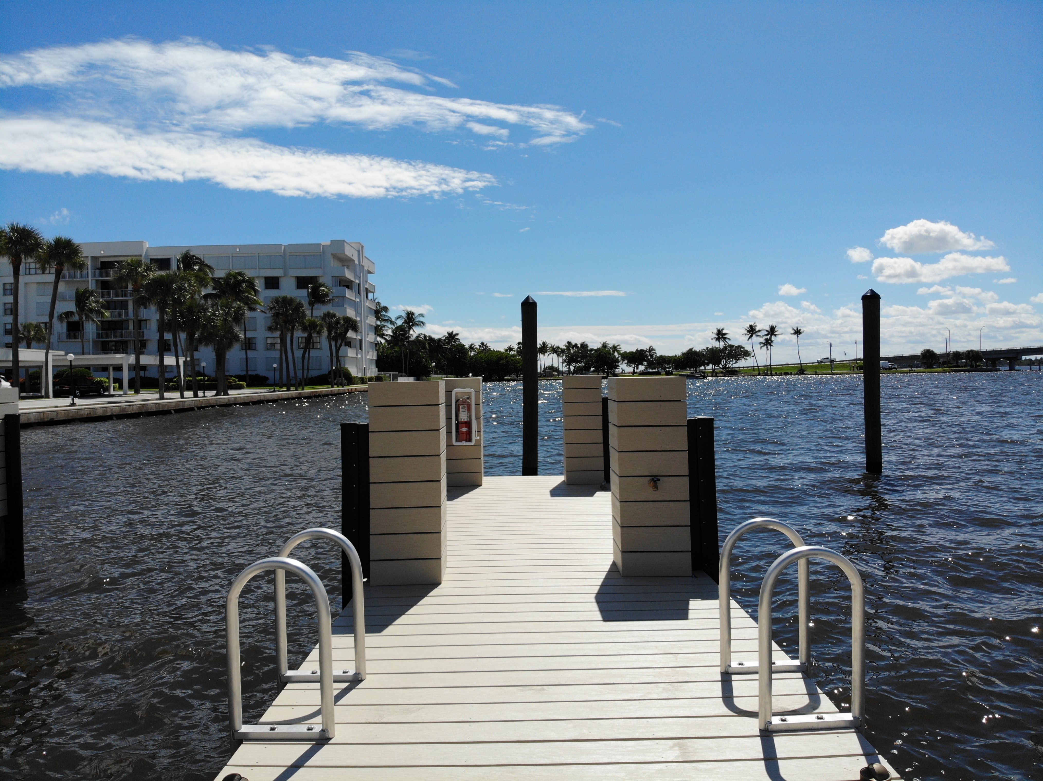 Coast Seawall Dock and Boatlifts | Projects created by dji camera