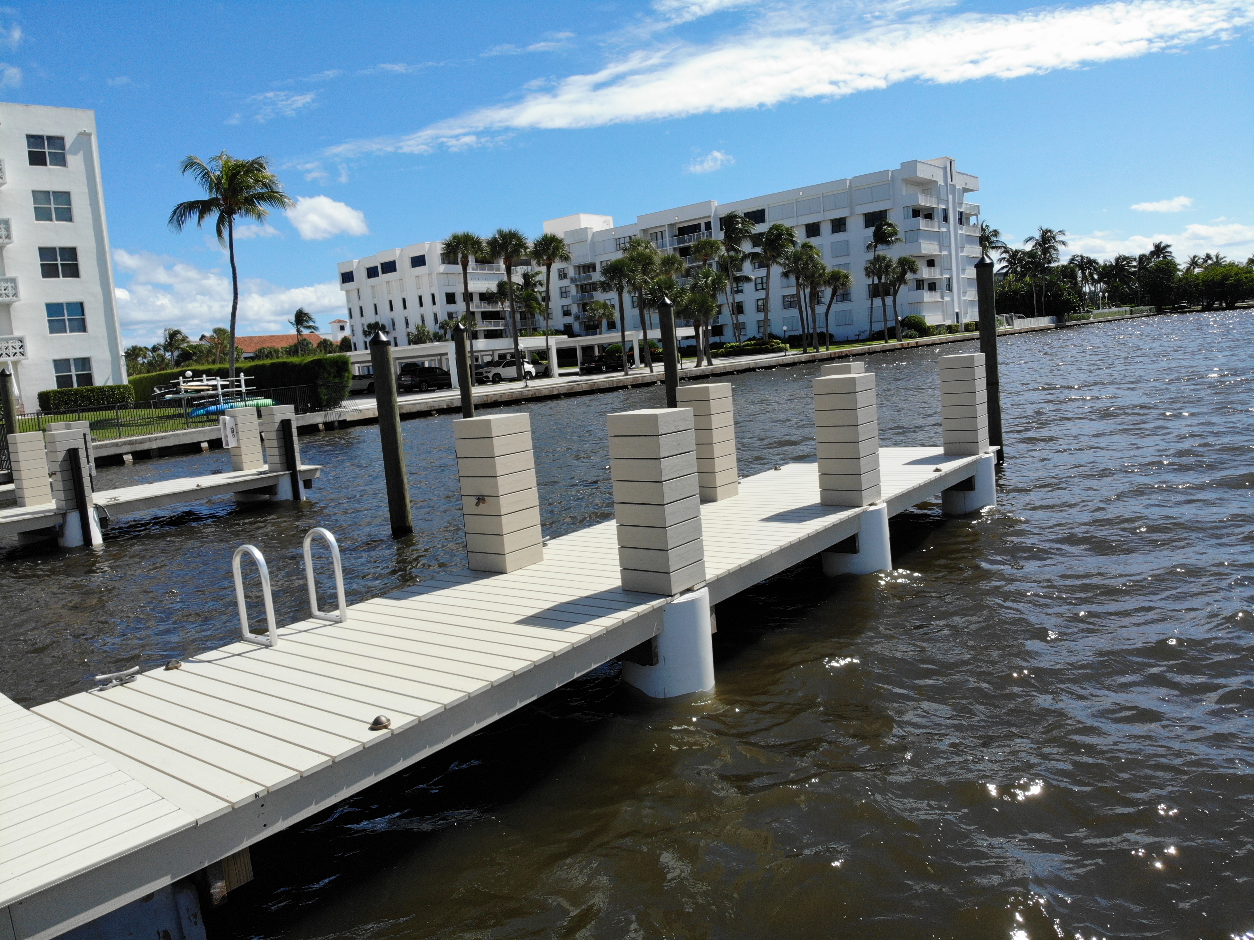Coast Seawall Dock and Boatlifts | Projects created by dji camera