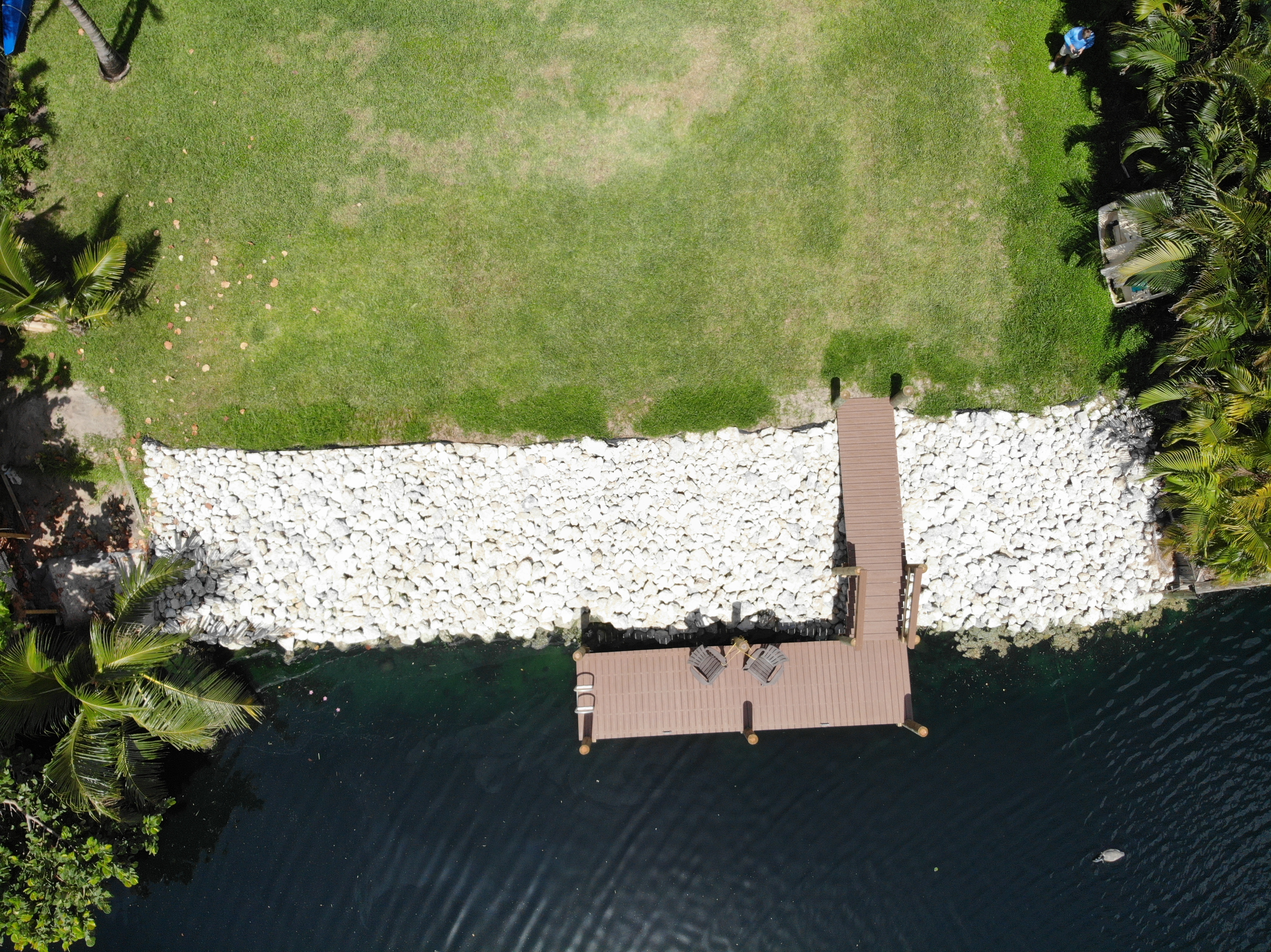 Coast Seawall Dock and Boatlifts | Projects created by dji camera