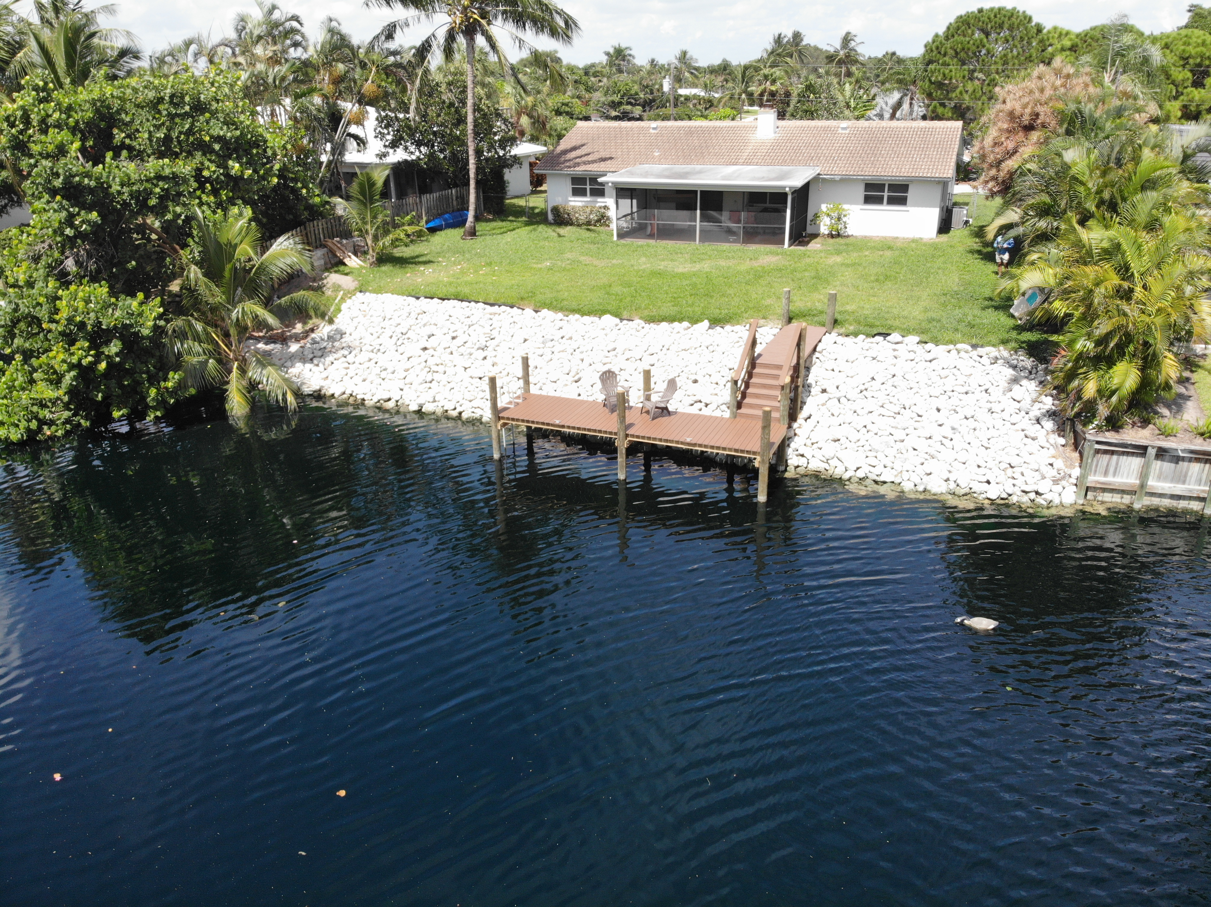 Coast Seawall Dock and Boatlifts | Projects created by dji camera